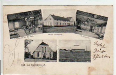 Giesmannsdorf Schlesien Keis Sprottau 1908
