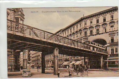 Berlin Schöneberg Hochbahn Bülowstraße 1912