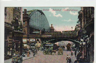 Berlin Mitte Bahnhof Friedrichstraße 1915