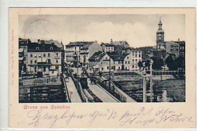 Berlin Spandau Brücke 1906