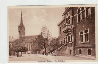 Rastenburg Ostpreussen Am Rathaus ca 1925