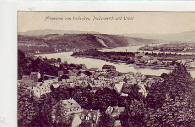 Vallendar , Niederwerth und Urbar am Rhein 1916