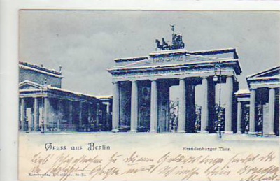Berlin Mitte Brandenburger Tor 1899