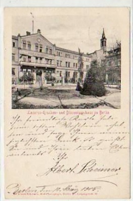 Berlin Wedding Lazarus Krankenhaus 1905