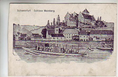 Schweinfurt Schloss Mainberg 1917