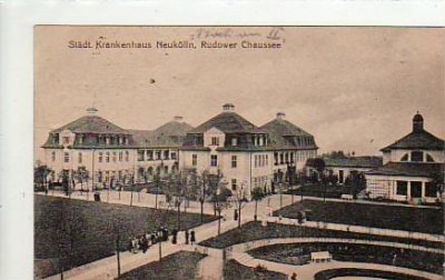 Berlin Neukölln Rudower Chaussee Krankenhaus 1919