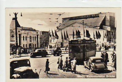 Berlin Mitte Weidendammer-Brücke Strassenbahn ca 1950