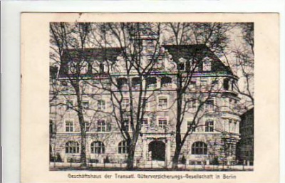 Berlin Tiergarten Transatlantische Güterversicherung 1914
