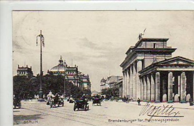 Berlin Mitte Brandenburger Tor 1908