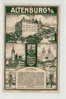 Altenburg mit angaben zur Stadt 1922