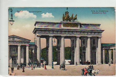 Berlin Mitte Brandenburger Tor ca 1910