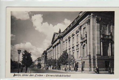 Berlin Mitte Unter den Linden Bibliothek 1955