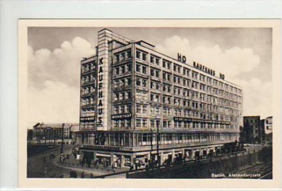 Berlin Mitte Alexanderplatz Kaufhaus ca 1950