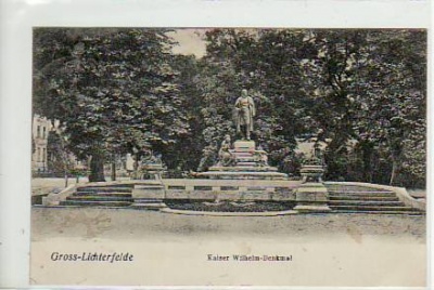 Berlin Lichterfelde Kaiser Denkmal 1911