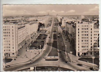 Berlin Friedrichshain Stalinallee 1957