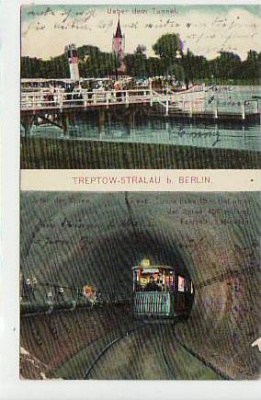 Berlin Treptow-Stralau U-Bahn-Tunnel 1911