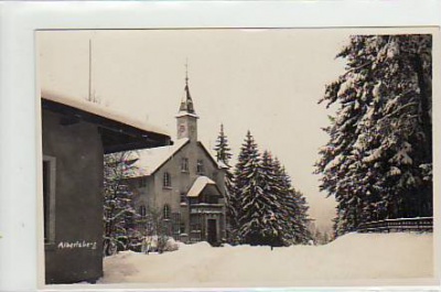Albertsberg Vogtland Foto Karte Winter ca 1930
