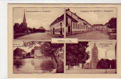 Gebesee Thüringen 4 Bilder ca 1930