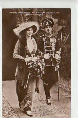 Adel Monarchie Herzog Ernst August zu Braunschweig und Frau