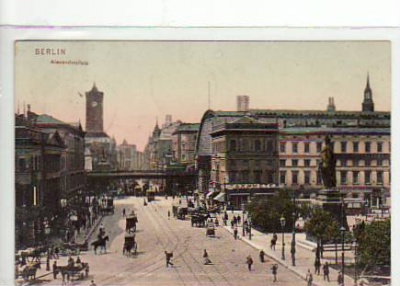 Berlin Mitte Alexanderplatz Friedrichstraße 1906