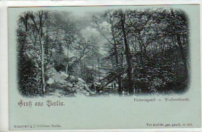 Berlin Kreuzberg Victoriapark Wolfsschlucht ca 1900
