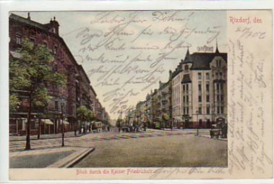 Berlin Rixdorf Kaiser Friedrichstraße 1906