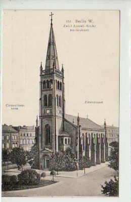 Berlin Schöneberg Kirche ca 1910