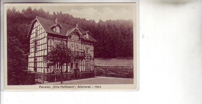 Altenbrak im Harz Pension Villa Hoffmann ca 1930