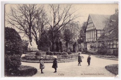 Celle Im französischen Garten 1915