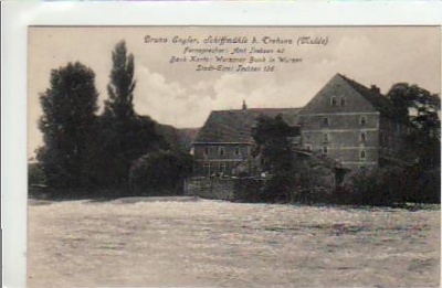 Schiffmühle Bruno Engler Trebsen Mulde bei Grimma ca 1930