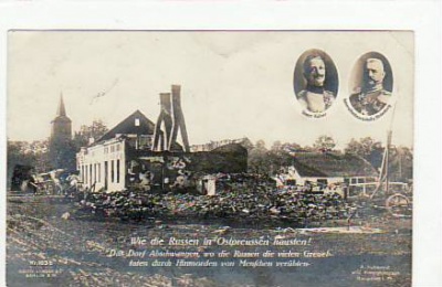 Abschwangen Tischino bei Ronitten Ostpreussen ca 1915