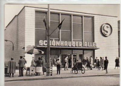 Berlin Prenzlauer Berg S-Bahnhof 1963