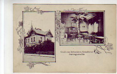 Geringswalde Schneiders Konditorei 1931