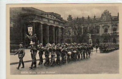 Berlin Mitte Unter den Linden Militär-Parade ca 1935