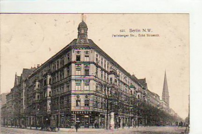 Berlin Tiergarten Perleberger Str. Ecke Stromstr. 1914