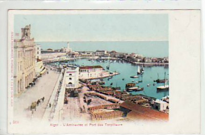 Alger-Algier Hafen ca 1900 Algerien-Afrika