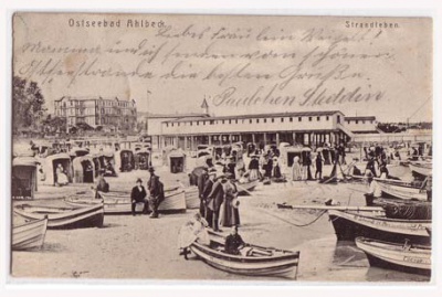 Ahlbeck Strandleben 1905