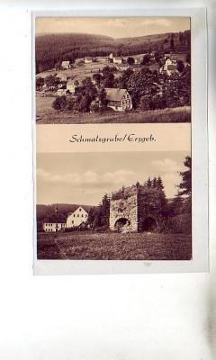 Schmalzgrube Landpoststempel Annaberg-Buchholz 1962