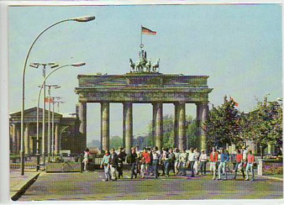 Berlin Mitte Brandenburger Tor ca 1980