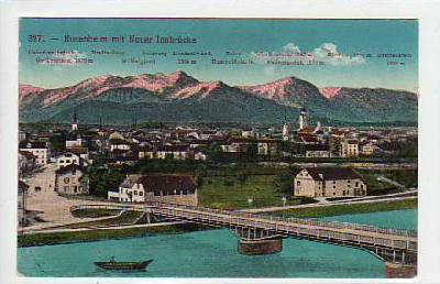 Rosenheim Innbrücke ca 1925