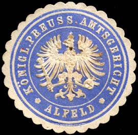 Königlich Preussisches Amtsgericht - Alfeld