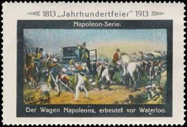 Der Wagen Napoleons, erbeutet vor Waterloo.
