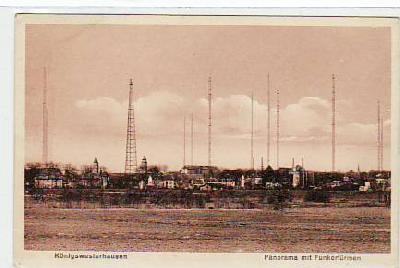Königs Wusterhausen Funkturm Antennen ca 1925