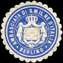 Ambasciata di S.M. il re d' Italia - Berlino