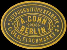 Hutfourniturenfabrik A. Cohn