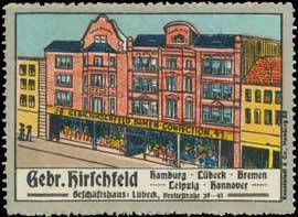 Geschäftshaus Lübeck-Kaufhaus Gebr. Hirschfeld