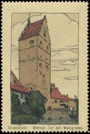 Wörnitz Tor mit Mühlgraben
