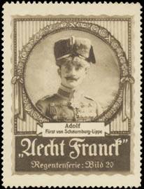 Adolf Fürst von Schaumburg-Lippe