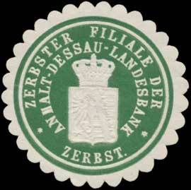 Zerbster Filiale der Anhalt-Dessau-Landesbank