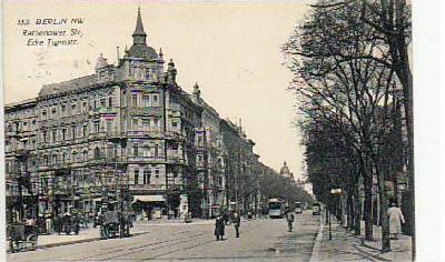 Berlin Moabit Tiergarten Rathenowerstrasse 1929